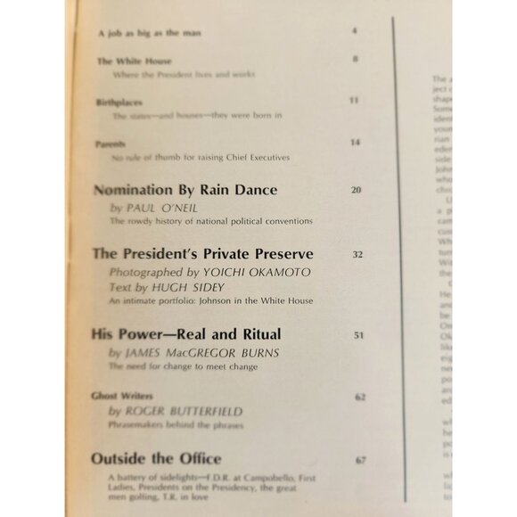 Life Magazine Special Issue: The Presidency July 5 1968 Vol. 65 No. 1 - Picture 2 of 15